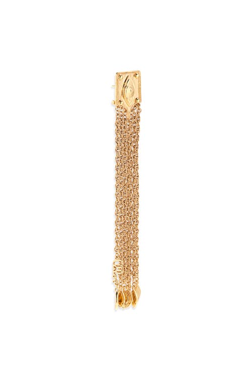 Chloé Chain-fringed Gold-tone Earrings