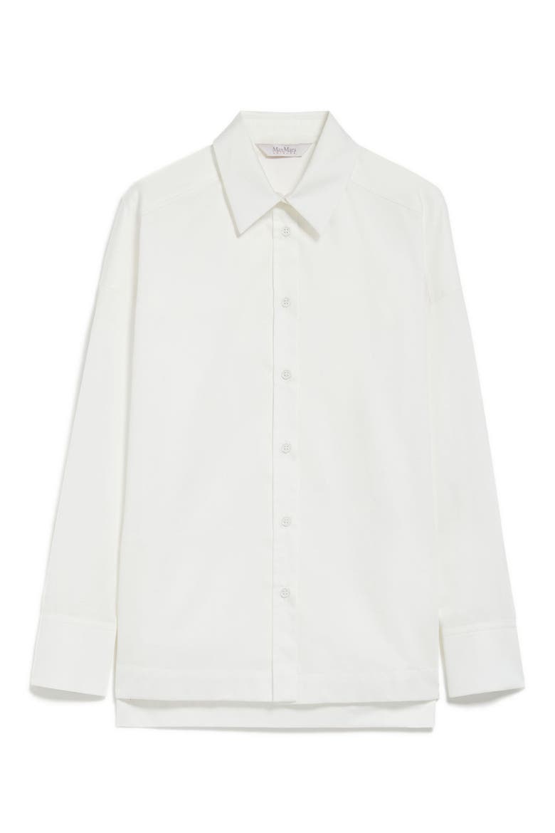 Keras Cotton Button-Up Shirt, Alternate, color, WHITE