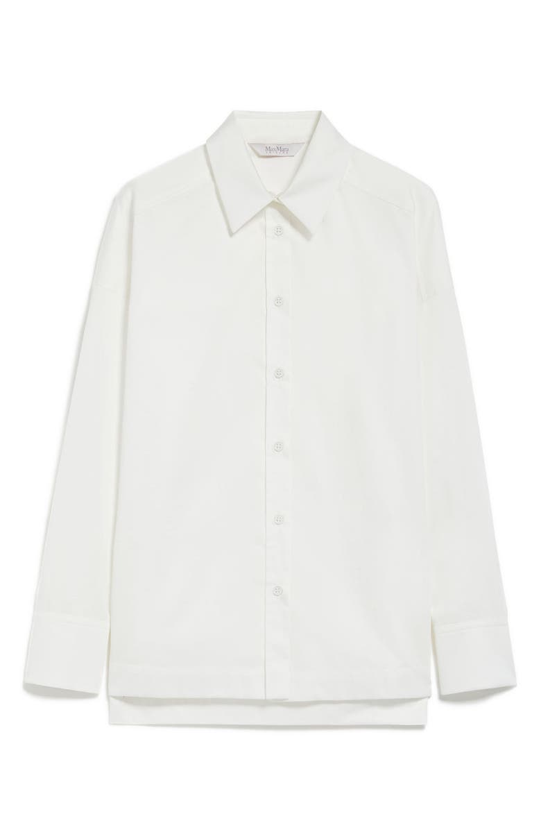 Max Mara Leisure Keras Cotton Button-Up Shirt, Alternate, color, 