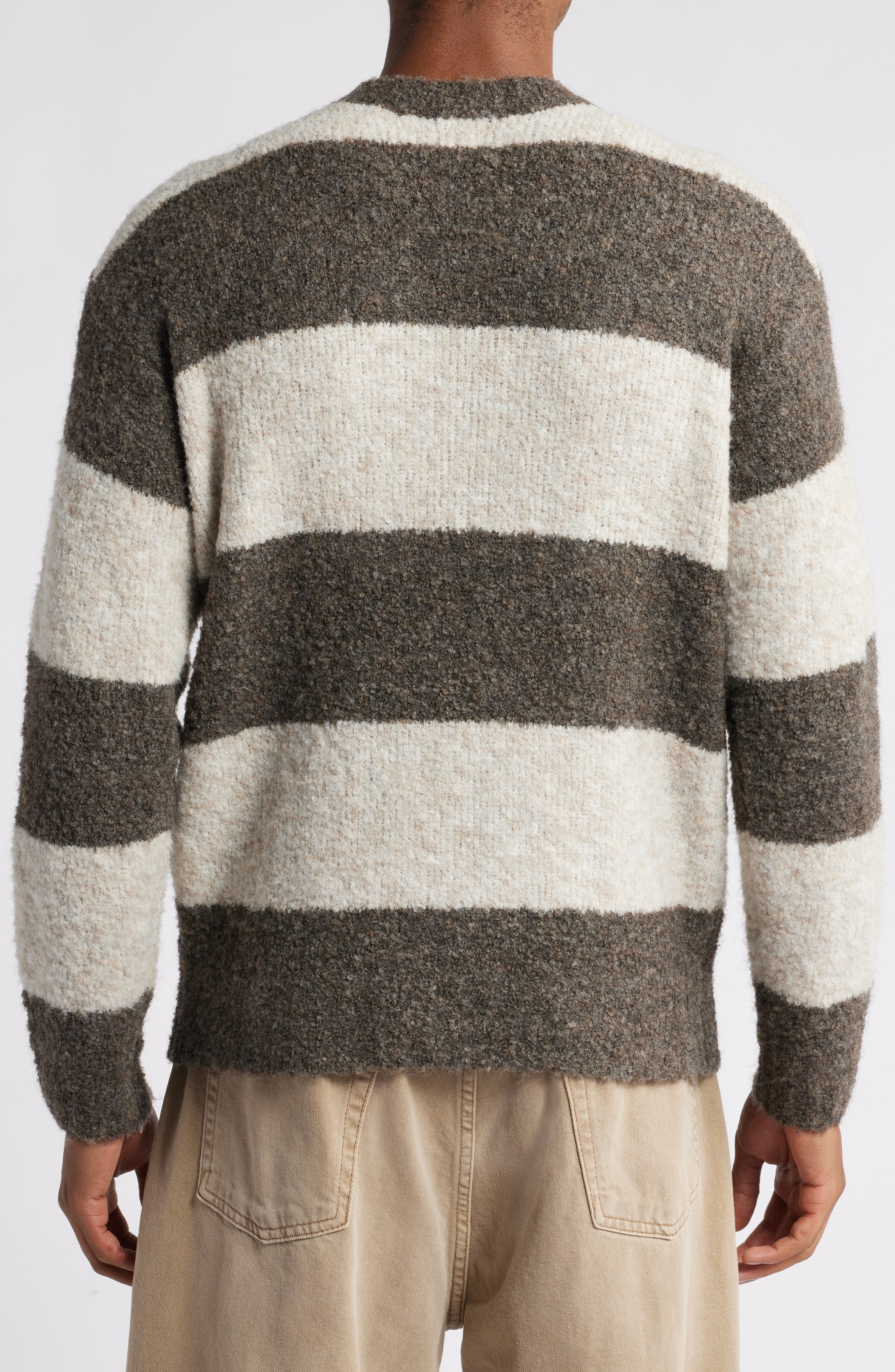 Stripe Boucle Sweater - image 2