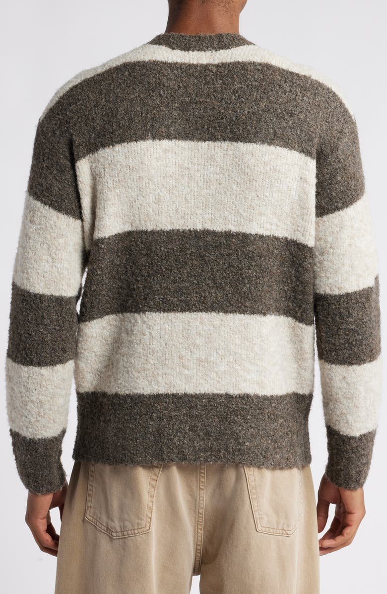 BDG Urban Outfitters Stripe Bouclé Sweater, Alternate, color, 