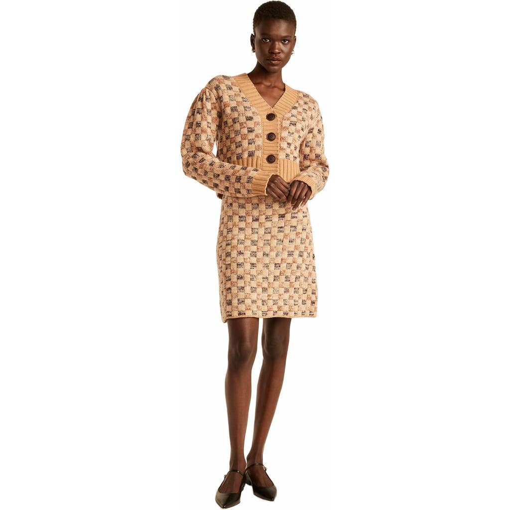 Rebecca Taylor Mini Skirt In Neutral