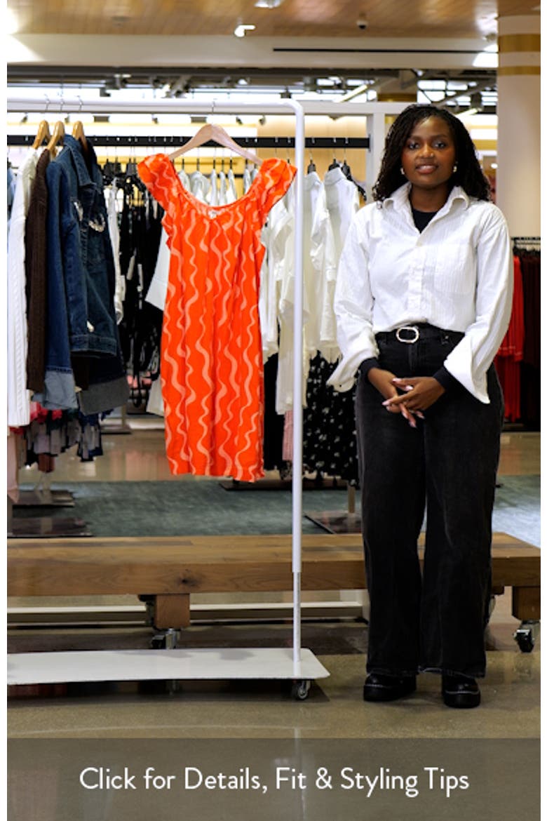 Ruffle Cap Sleeve Dress video