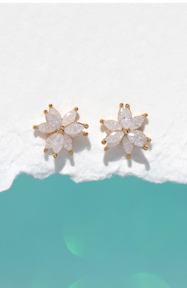 Girls Crew Fairest Floral Stud Earrings, Alternate, color, 