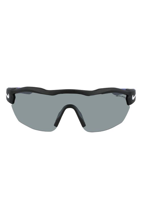 Nike Show X3 Elite 61mm Wraparound Sunglasses In Gray