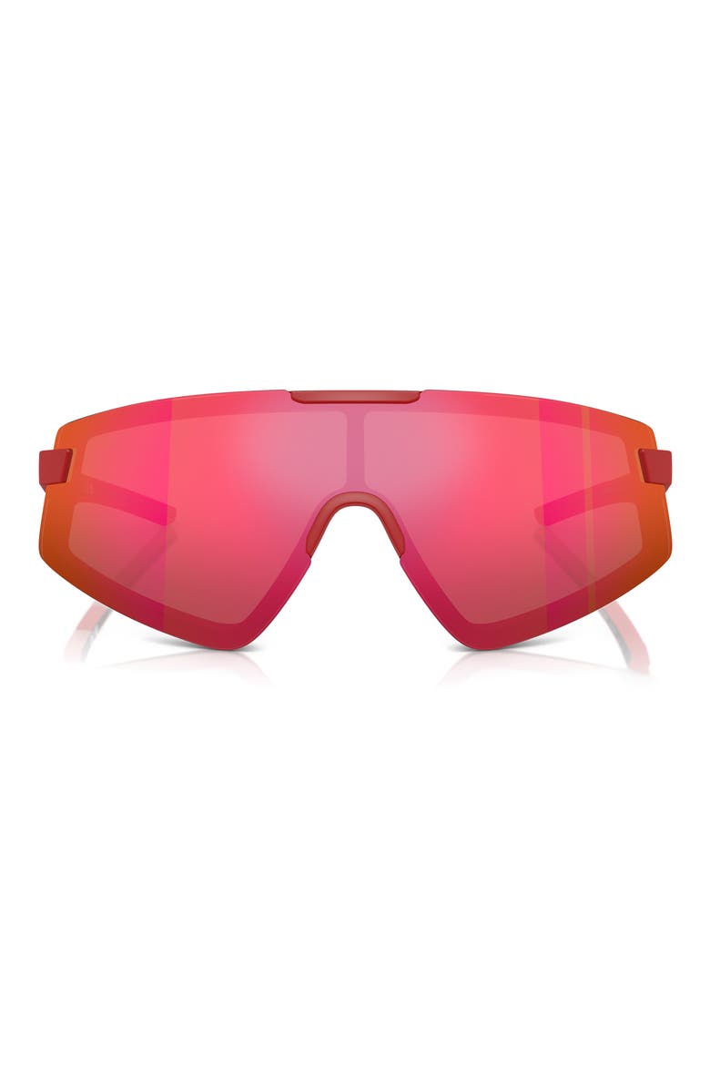 47mm Shield Sunglasses, Main, color, MATTE RED