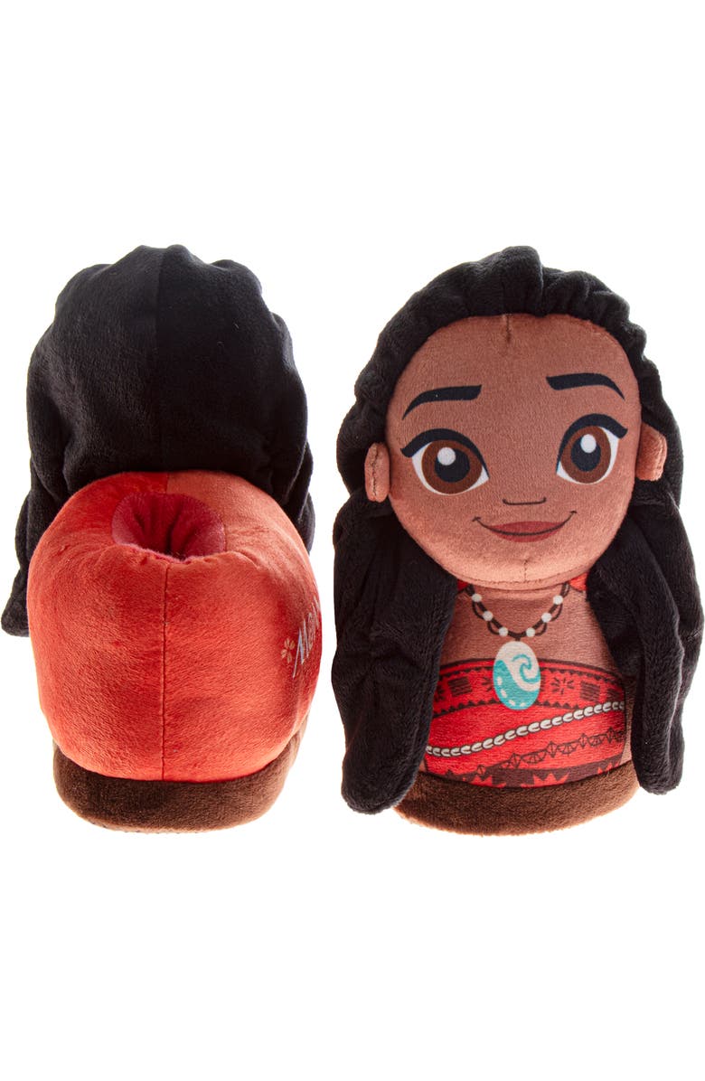 Disney Moana Slippers Girls, Alternate, color, Orange Brown