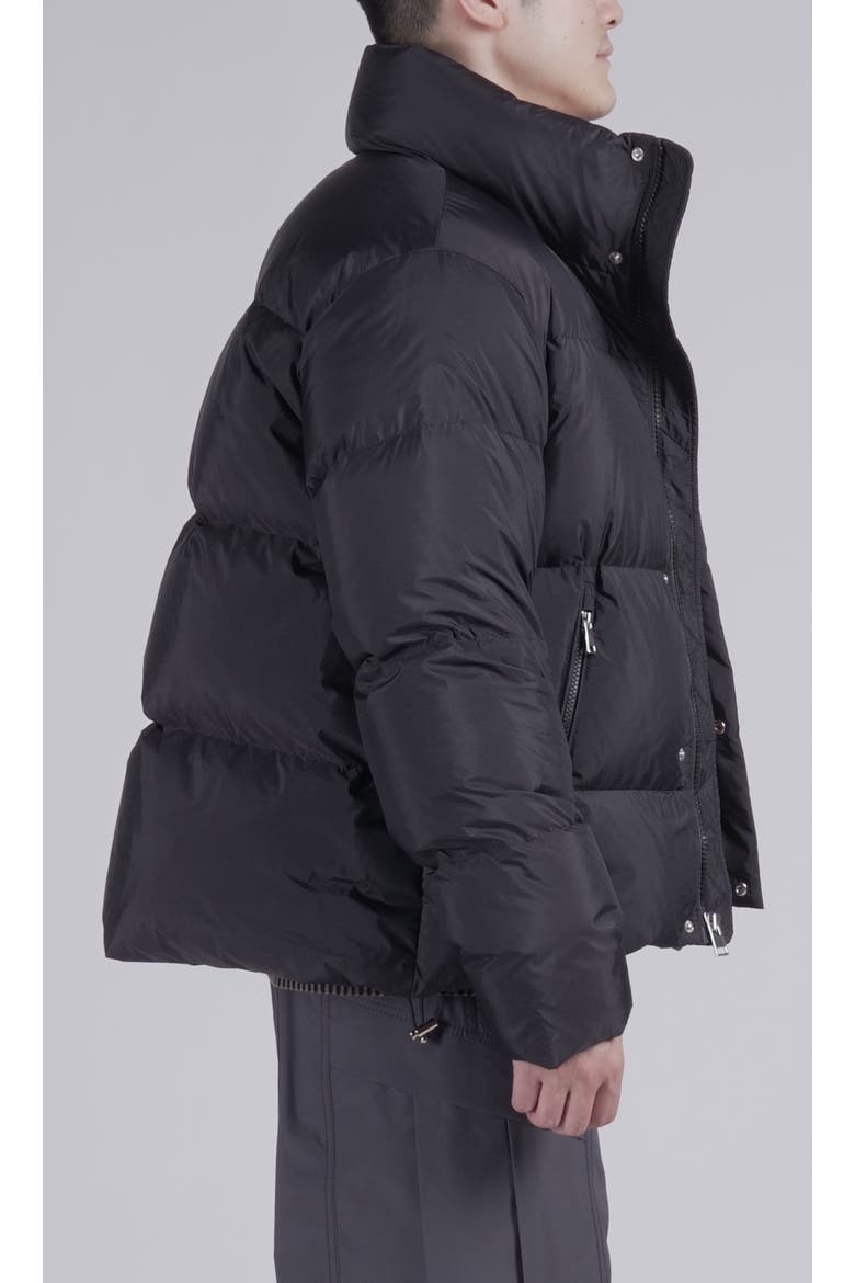 Leverett Cropped Down puffer, Alternate, color, Black