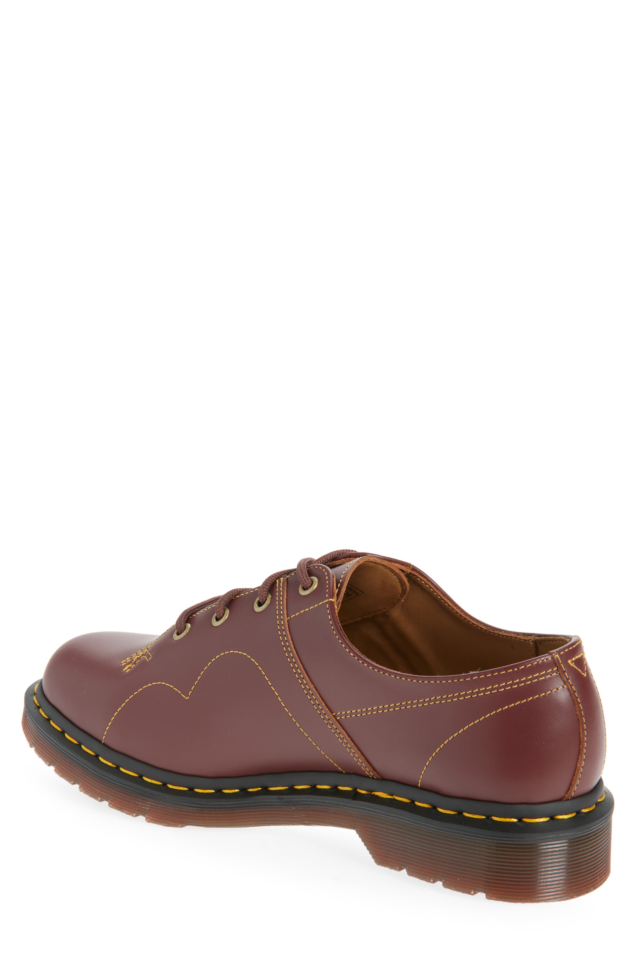 Dr. Martens Church Derby, Alternate, color, Oxblood Vintage Smooth