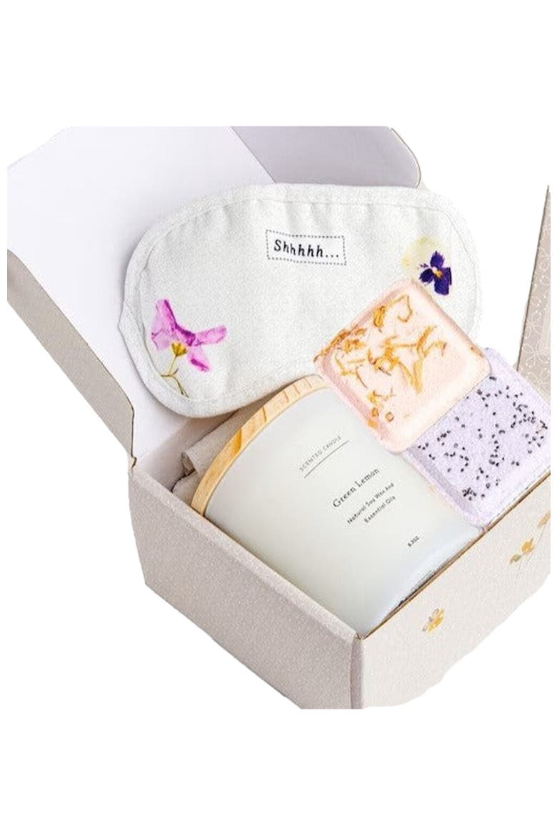 Candle Spa Gift Box, Main, color, None