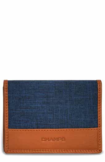 Logo Denim Card Holder
