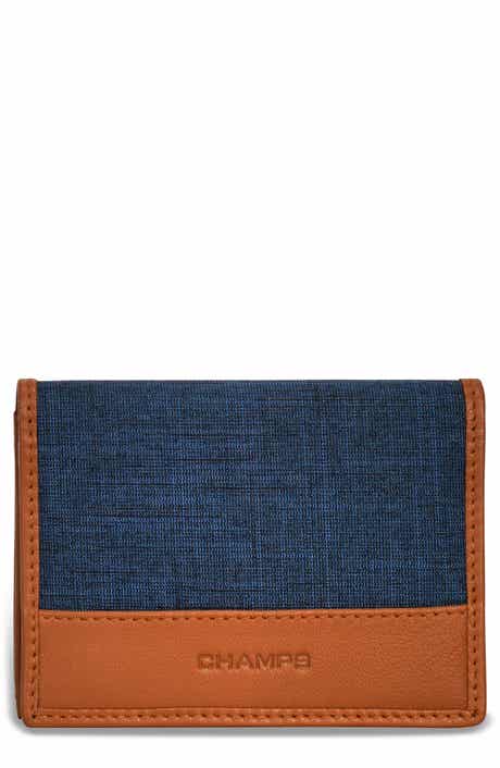 Logo Denim Card Holder
