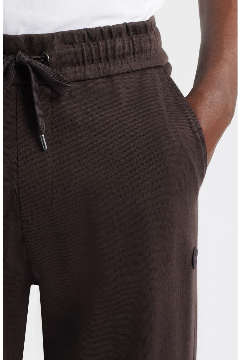 Locsin Cotton Sweatpants, Alternate, color, DARK BROWN