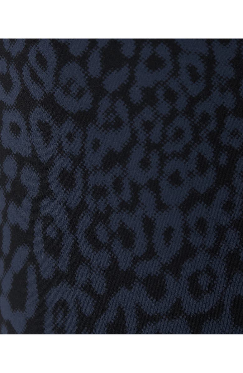 Sweaty Betty Power Pocket Workout 7/8 Leggings, Alternate, color, Blue Halftone Leopard Print