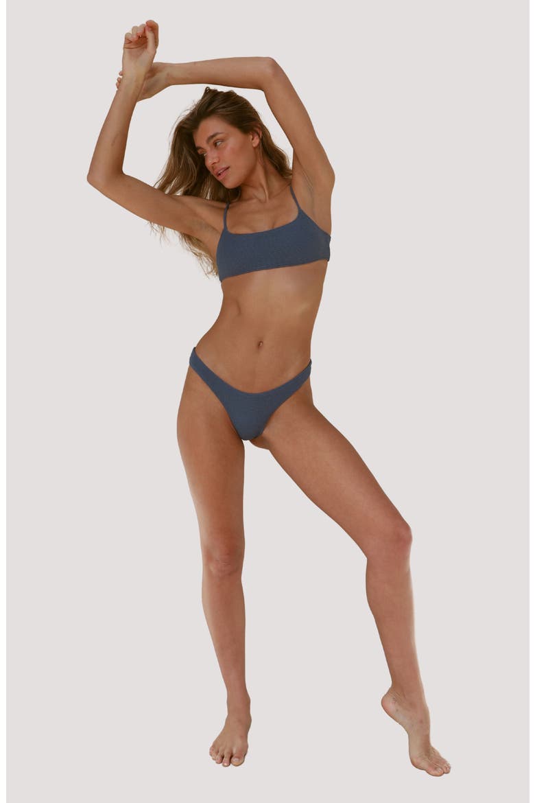 Sonny Textured Bikini Top, Alternate, color, VINTAGE INDIGO RIPPLE