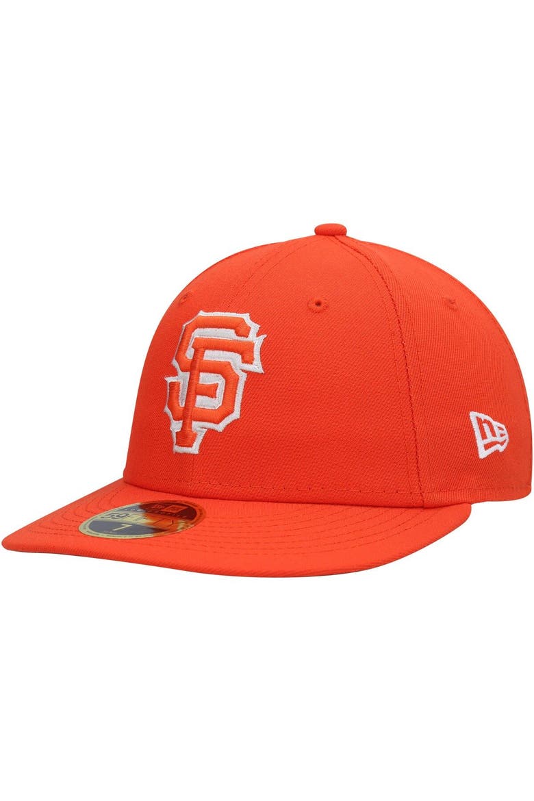 Men's New Era Orange San Francisco Giants City Connect Low Profile 59FIFTY Fitted Hat, Alternate, color, Orange