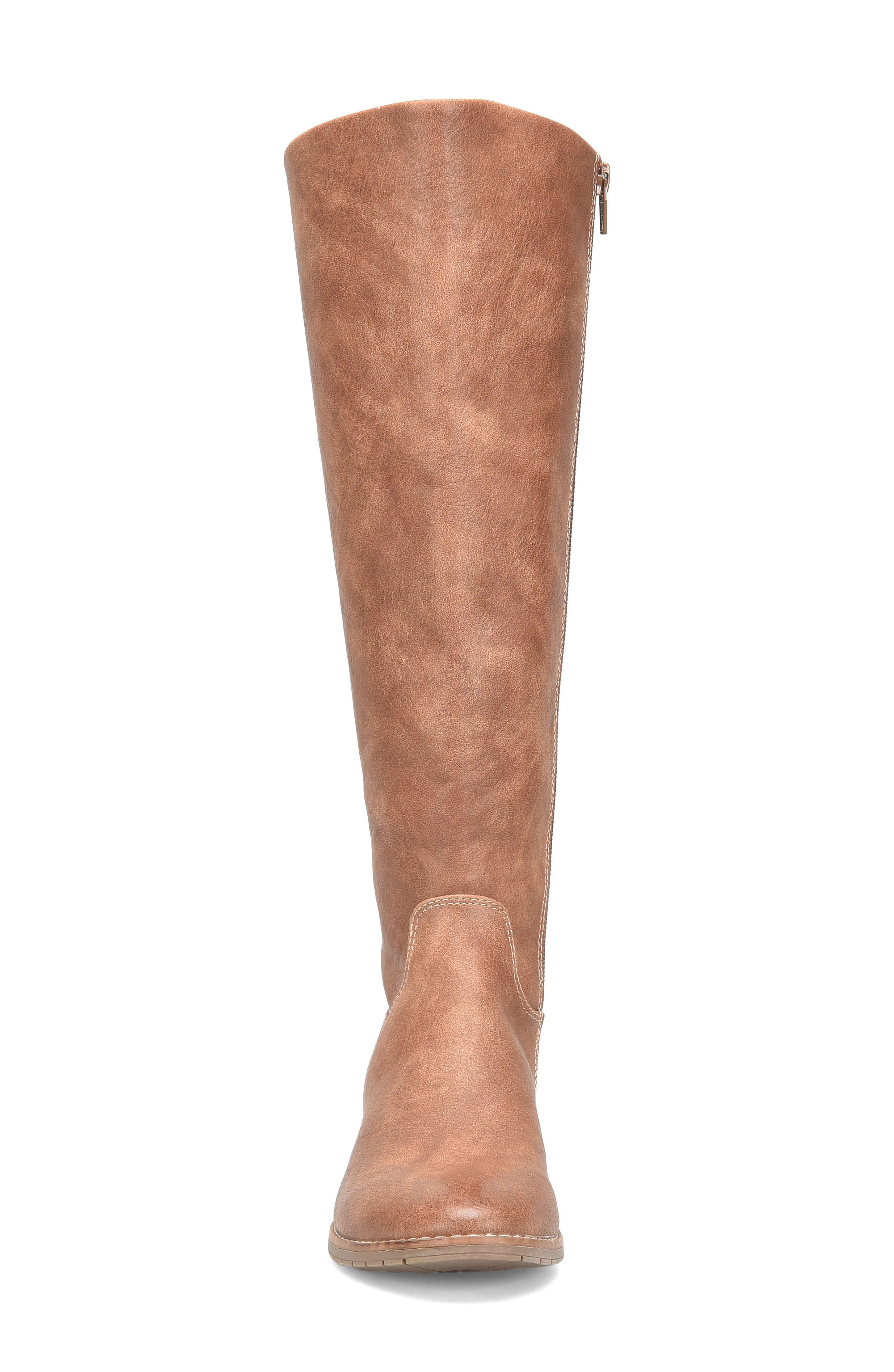 EUROSOFT Wenda Faux Leather Boot, Alternate, color, Cognac