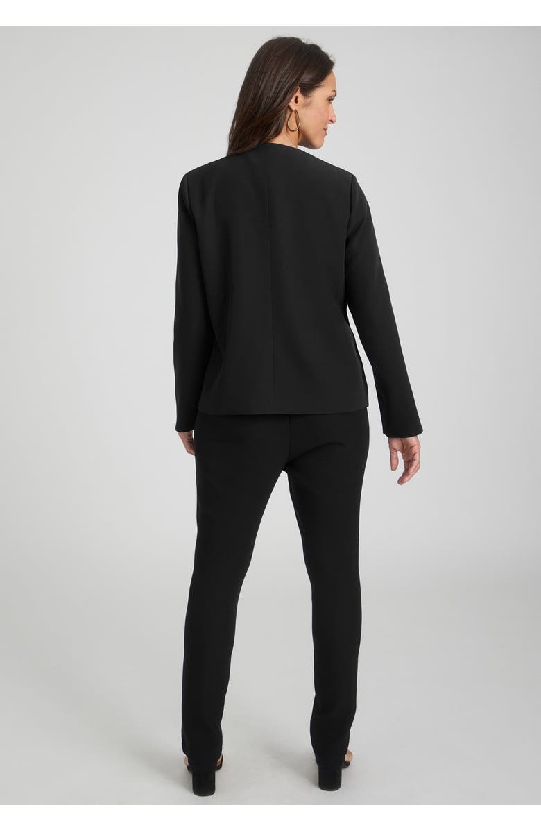 Jessica London Bi-Stretch Lady Jacket, Alternate, color, Black