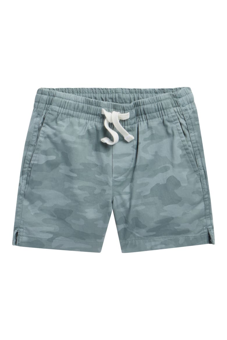 Kids' Drawstring Stretch Twill Chino Shorts, Main, color, TORTUGAS BEACH CAMO