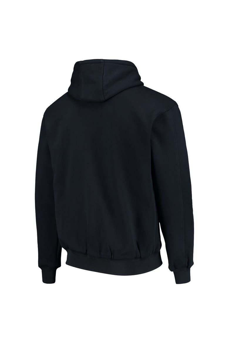 Men's Dunbrooke Navy Chicago Bears Craftsman Thermal-Lined Full-Zip Hoodie, Alternate, color, Navy