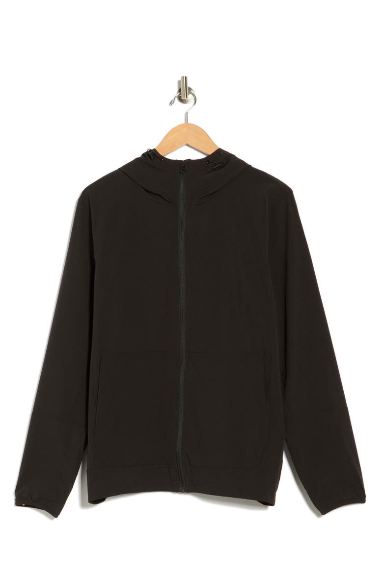 90 DEGREE BY REFLEX Lightstreme Griffin Hooded Jacket, Alternate, color, Black