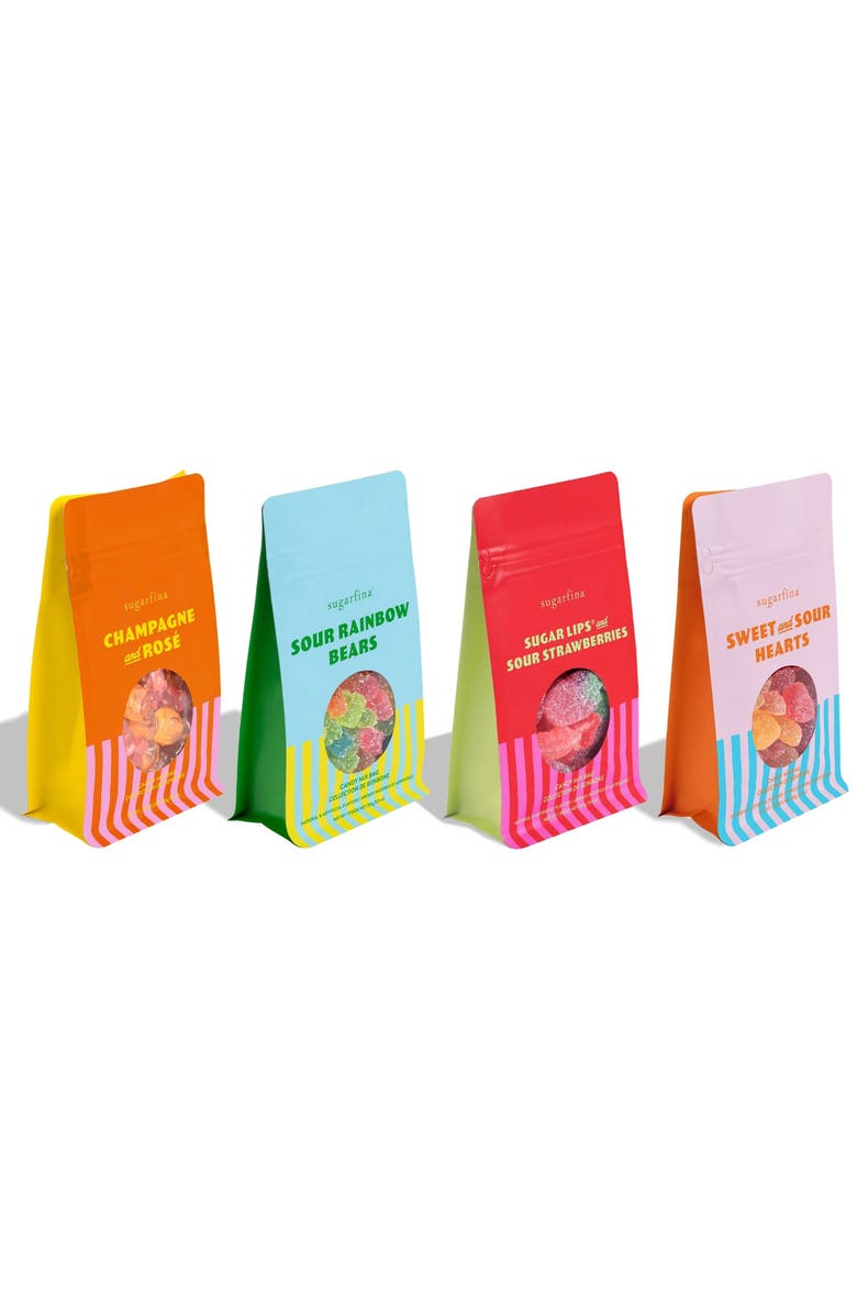 sugarfina 4-Piece Assorted Candy Mix Bags, Alternate, color,