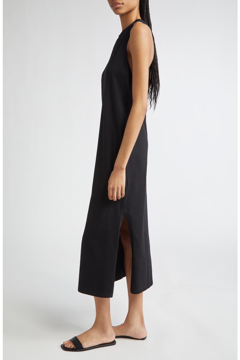 Rayna Knotted Open Back Maxi Dress, Alternate, color, BLACK