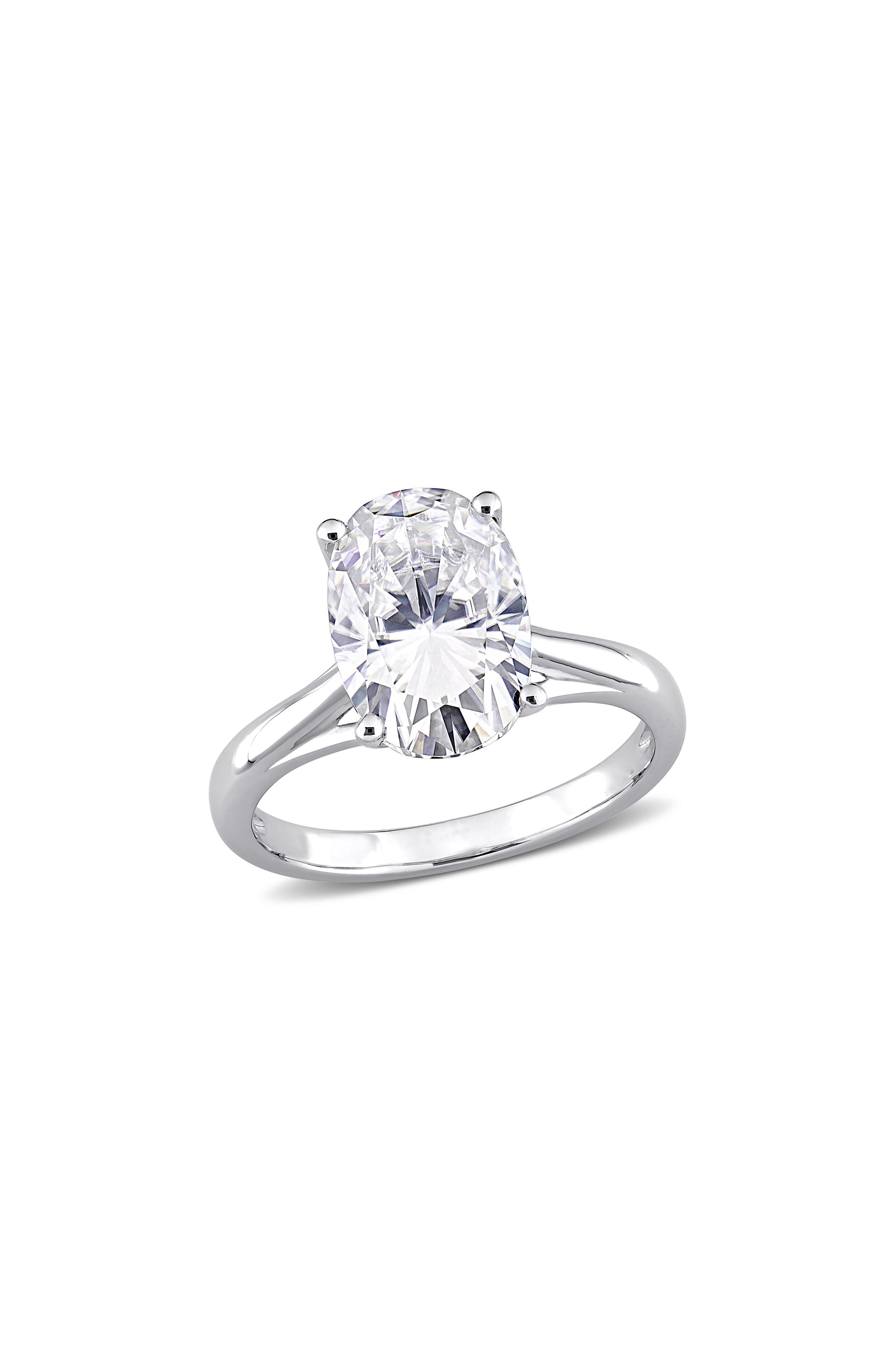 DELMAR Oval Lab-Created Moissanite Ring (Women) | Nordstromrack
