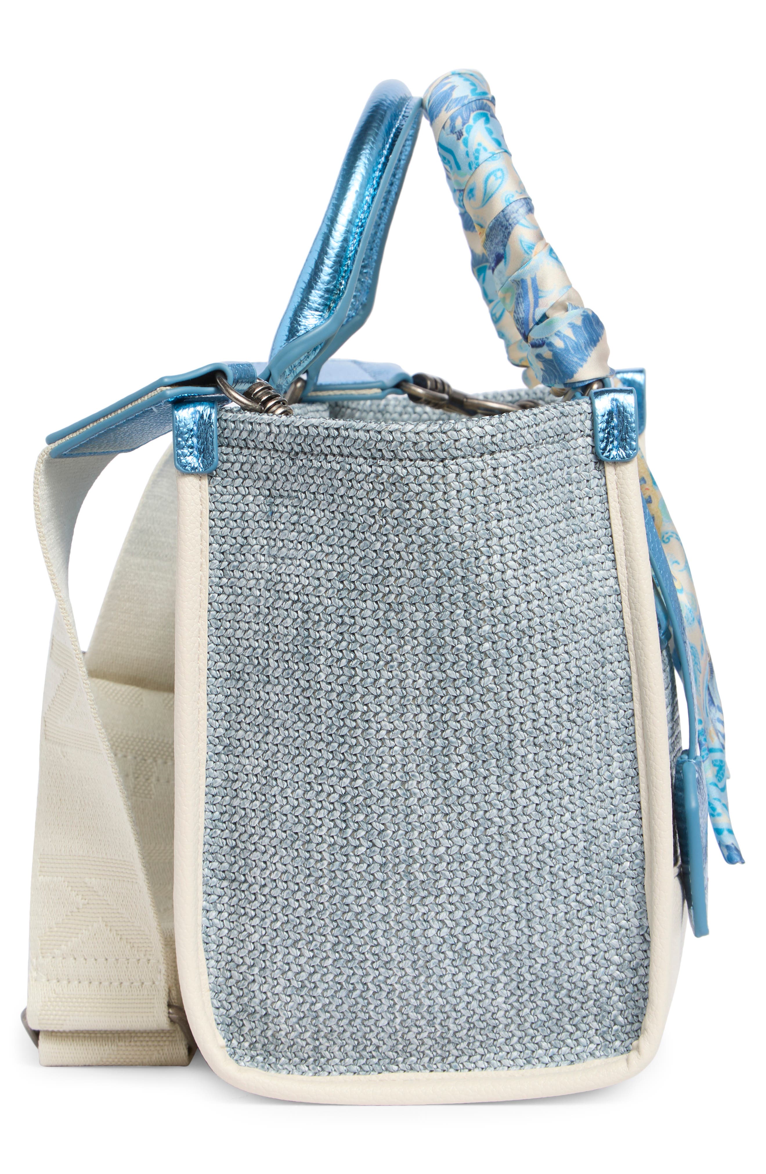 Kurt Geiger London Chiswick Small Shopper Tote, Alternate, color, Light/Pastel Blue