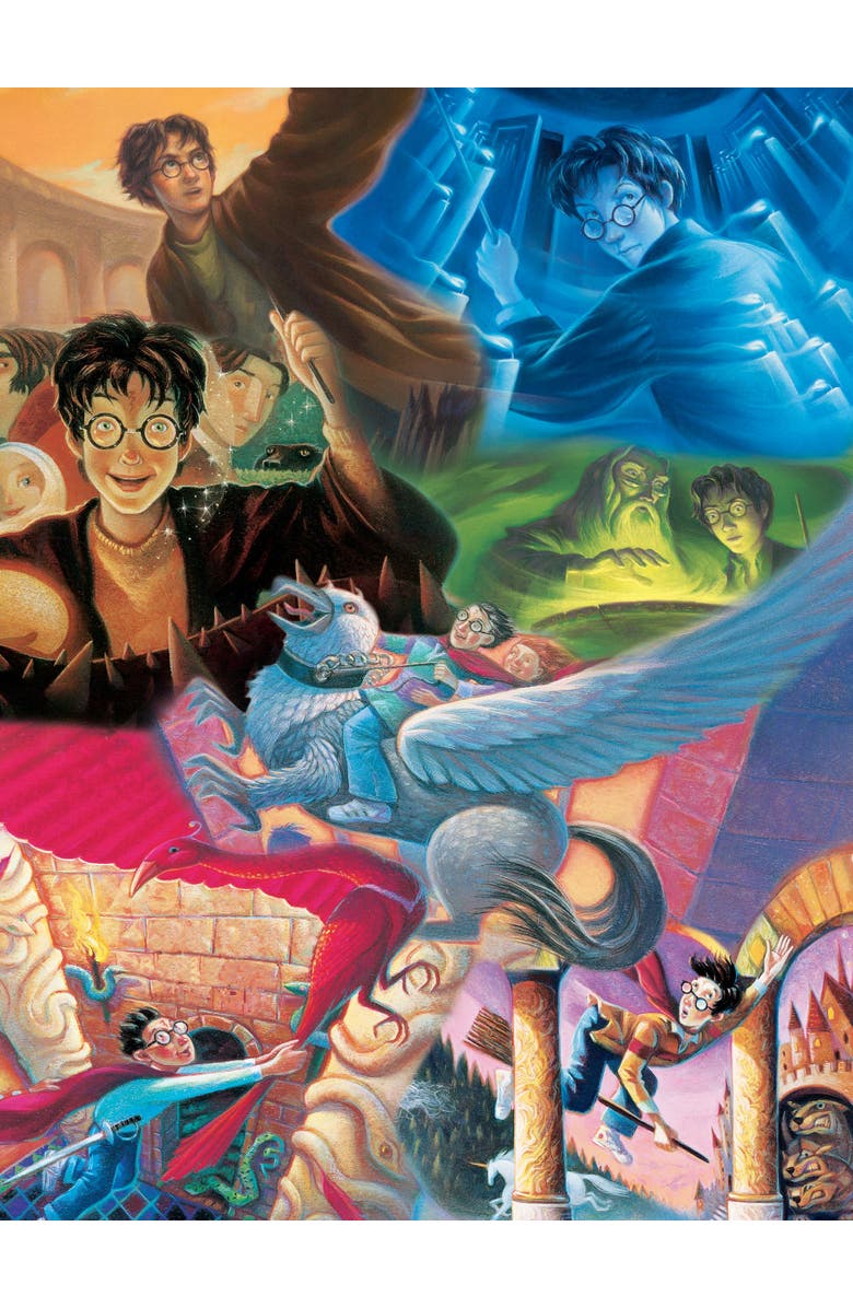 NEW YORK PUZZLE COMPANY Harry Potter Mashup 1500 Piece Puzzle, Alternate, color, NO COLOR