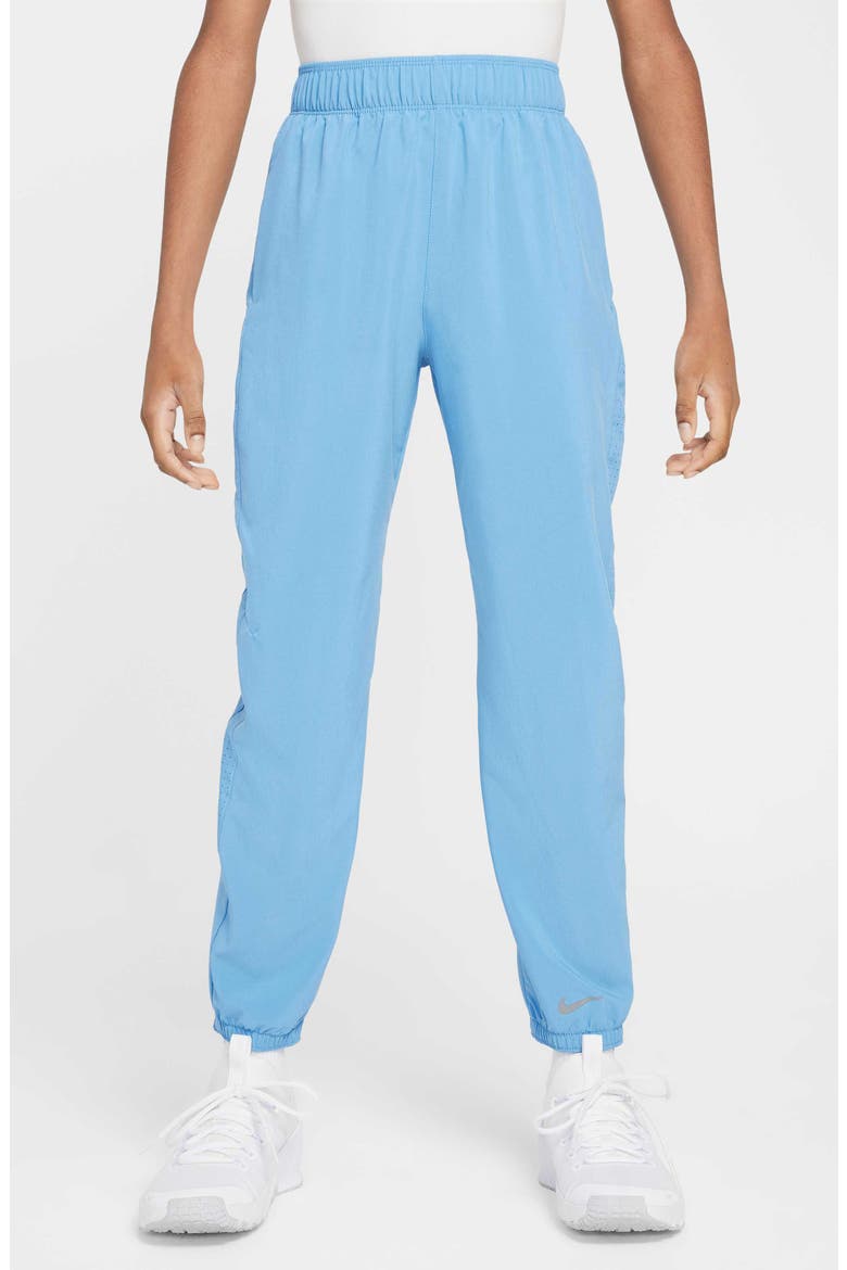 Kids' Dri-FIT Pants, Main, color, BLUE BEYOND/ BLACK