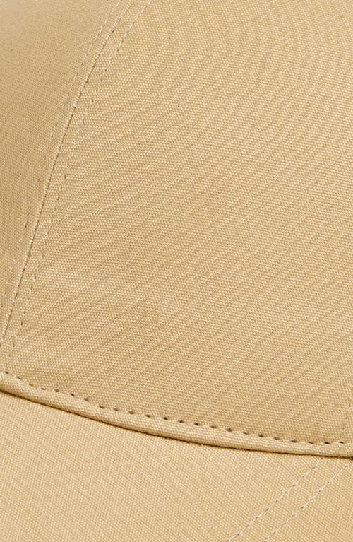 Nordstrom Canvas Adjustable Baseball Hat In Tan
