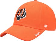 '47 Women's '47 Orange Cincinnati Bengals Miata Clean Up Secondary Logo Adjustable Hat