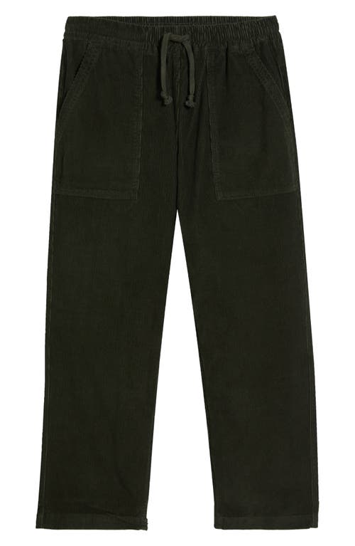 Service Works Organic Cotton Corduroy Drawstring Chef Pants In Black