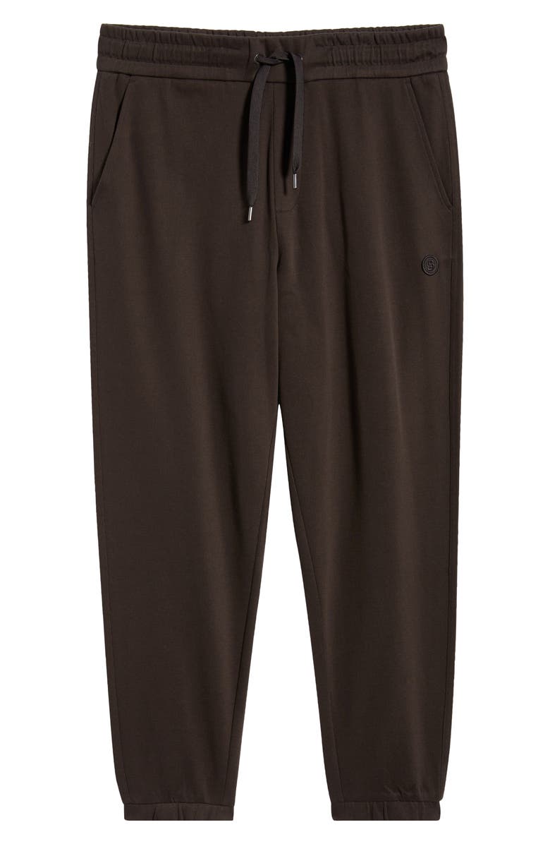 BOSS Locsin Cotton Sweatpants, Main, color, Dark Brown