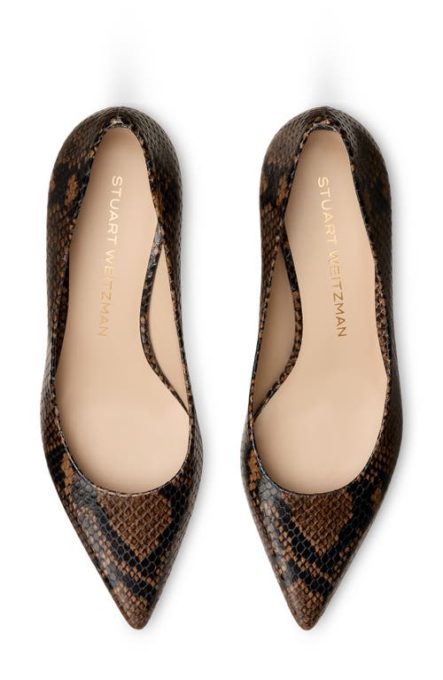 Stuart Weitzman Stuart Power 50 Pump In Brown