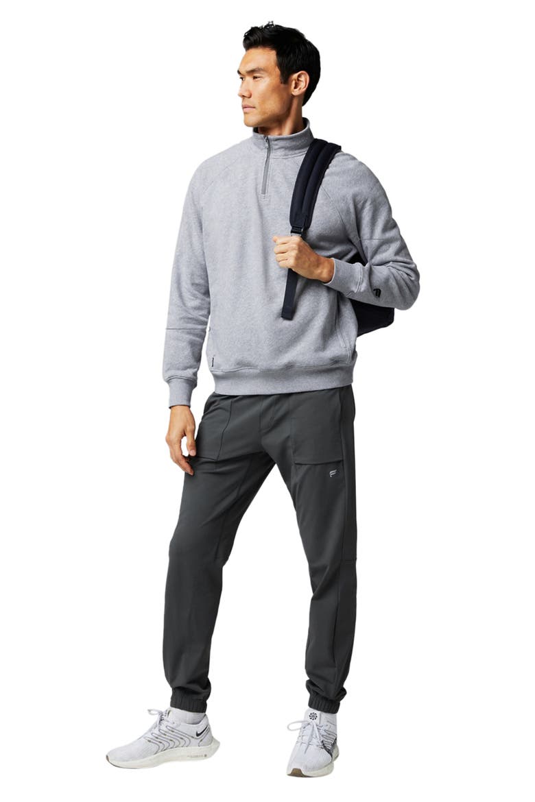 The Year Round Terry Quarter Zip, Alternate, color, Classic Grey Heather