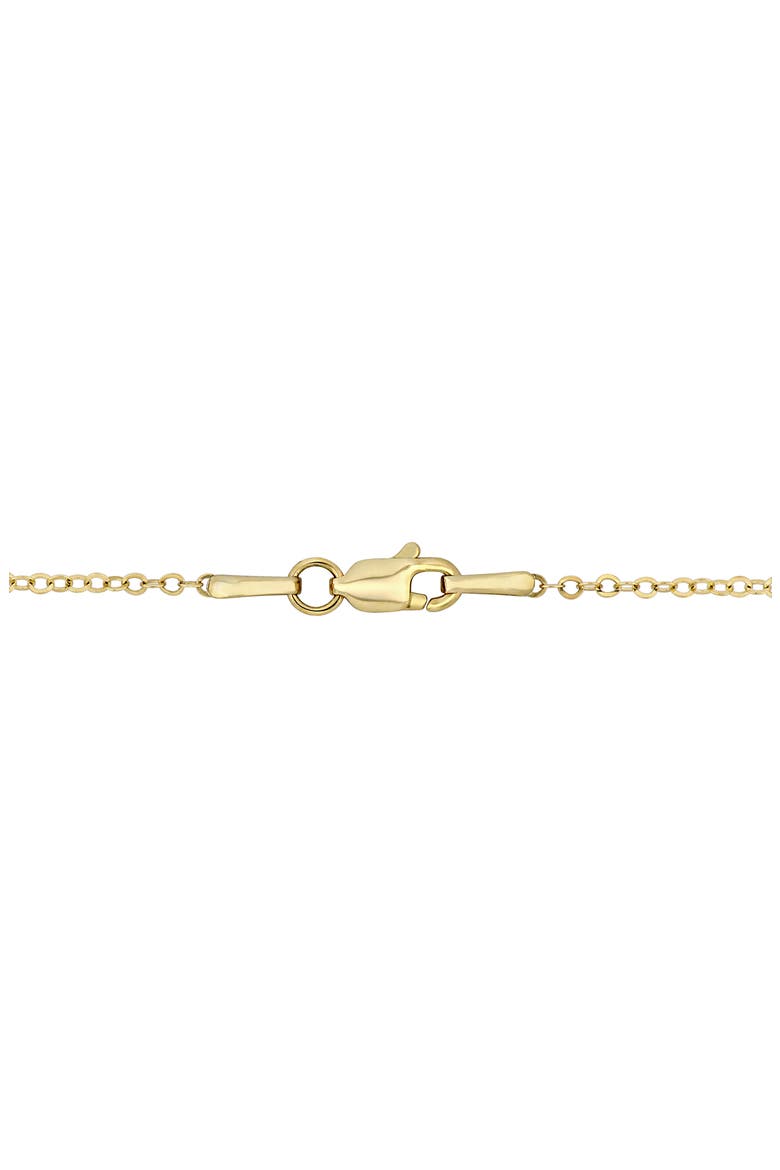10K Yellow Gold Textured Heart Pendant Necklace, Alternate, color, GOLD