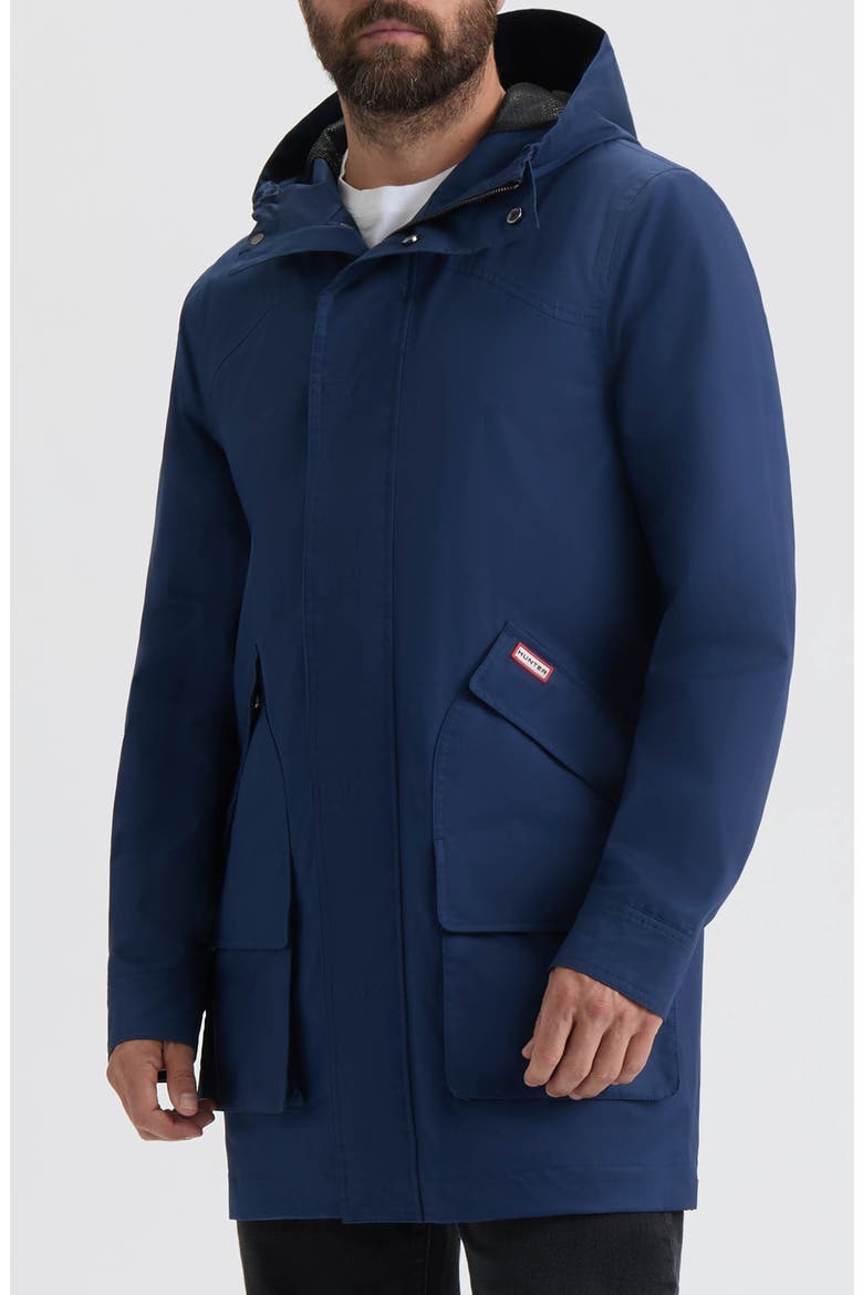 Downing Hooded Rain Jacket, Alternate, color, NAVAL ACADEMY