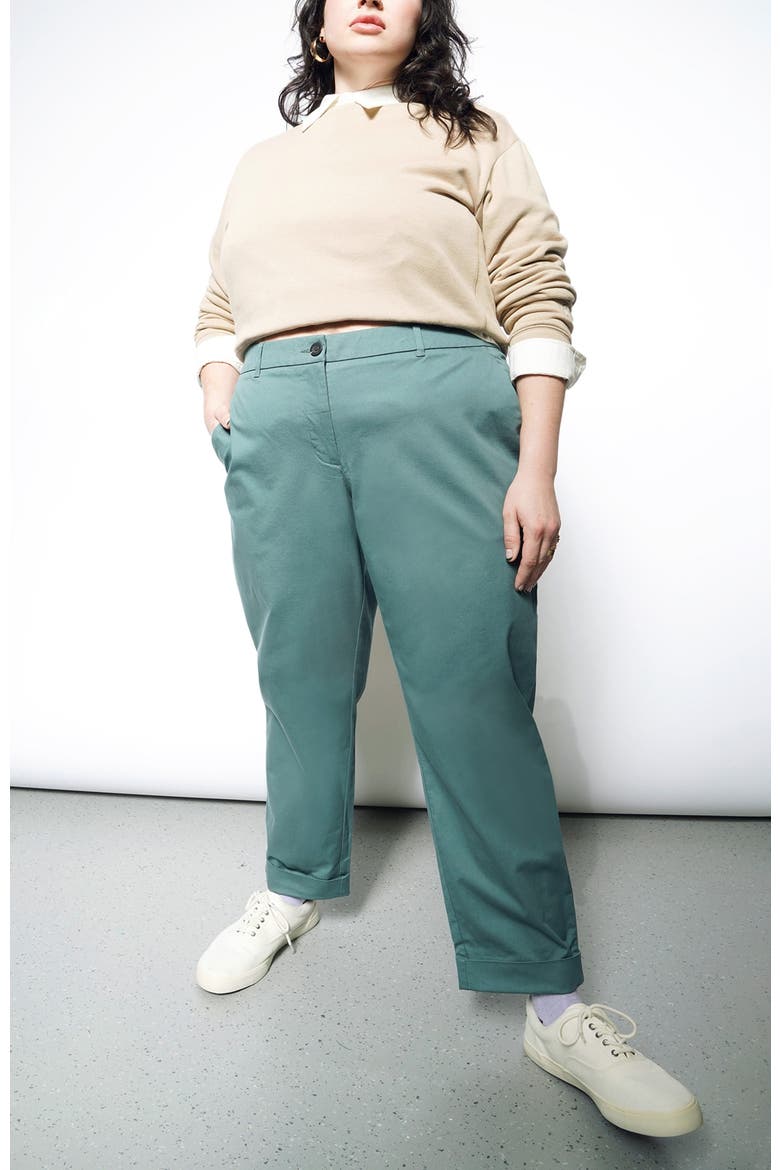The Essential Trouser, Alternate, color, DARK TEAL