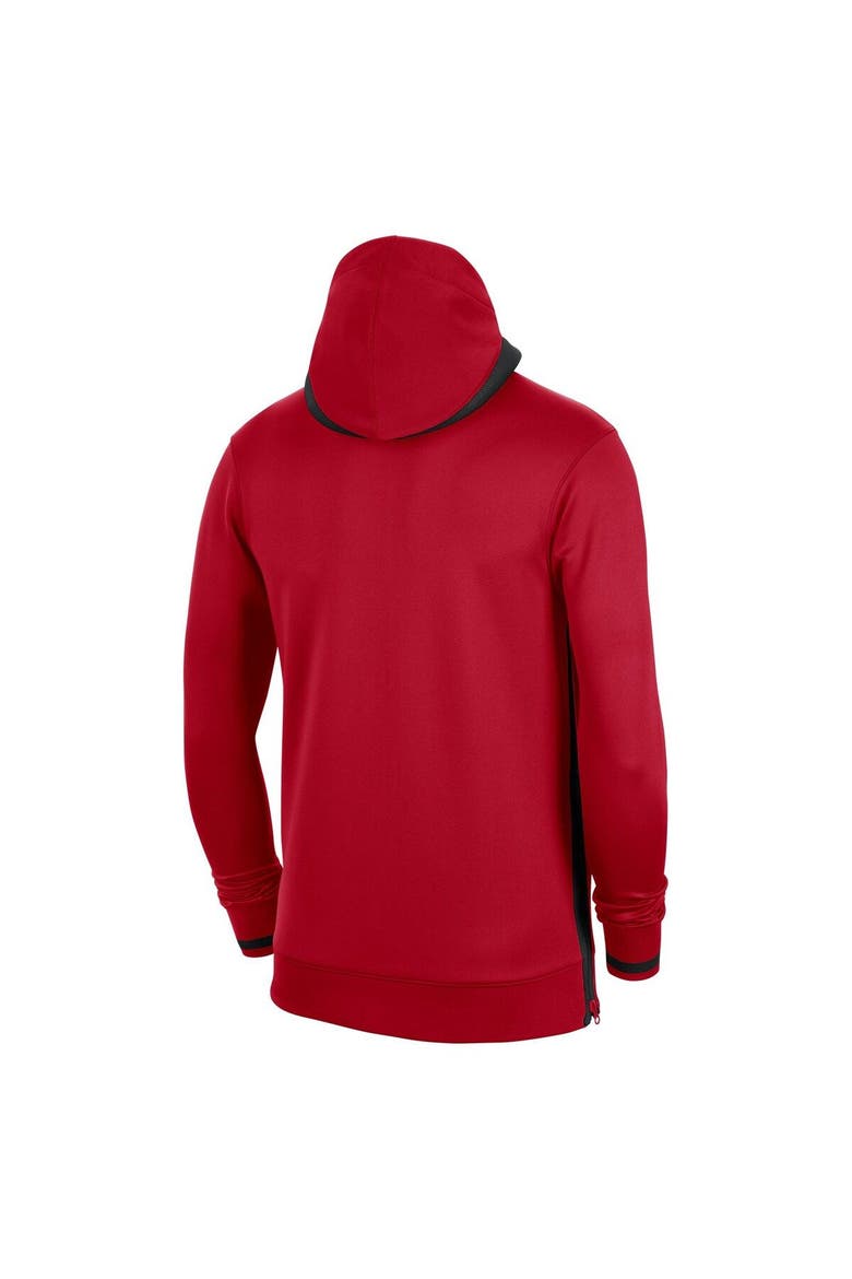 Men's Nike Red Chicago Bulls Authentic Showtime Performance Full-Zip Hoodie, Alternate, color, Red
