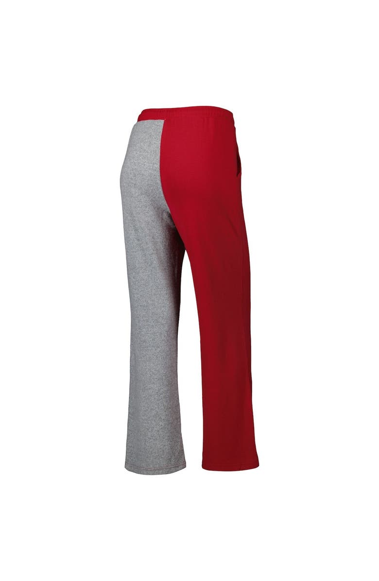 ZOOZATZ Women's ZooZatz Crimson/Gray Alabama Crimson Tide Colorblock Cozy Tri-Blend Lounge Pants, Alternate, color, 