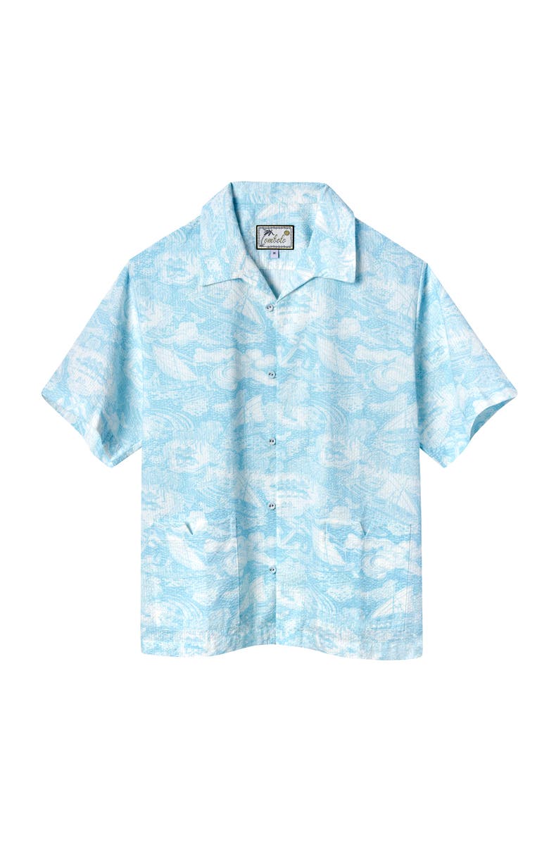 Tombolo Voyager Shirt, Main, color, Aqua