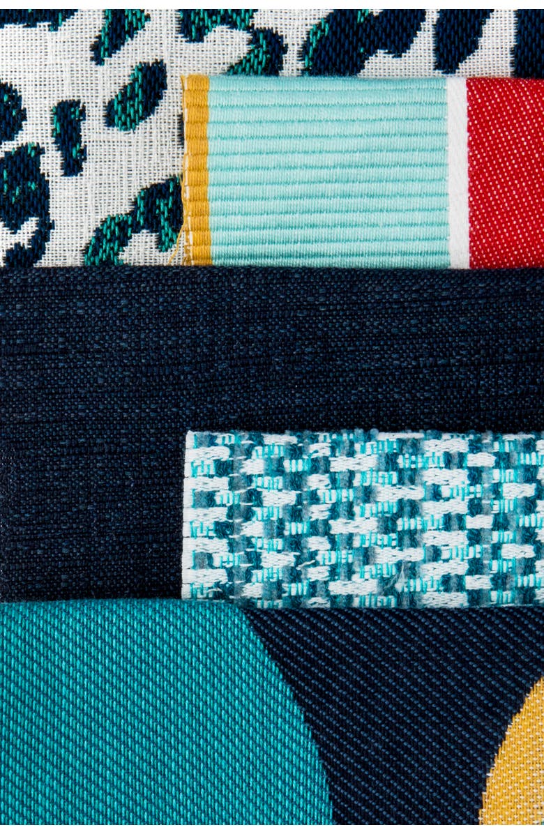 Elaine Smith Floral Impact Jacquard Indoor
Outdoor Woven Accent Pillow, Alternate, color, Multi