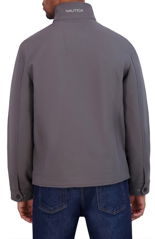 Nautica Softshell Bonded Jacket In Gray