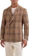 Bugatchi Two-Button Virgin Wool, Cotton & Cashmere Blazer