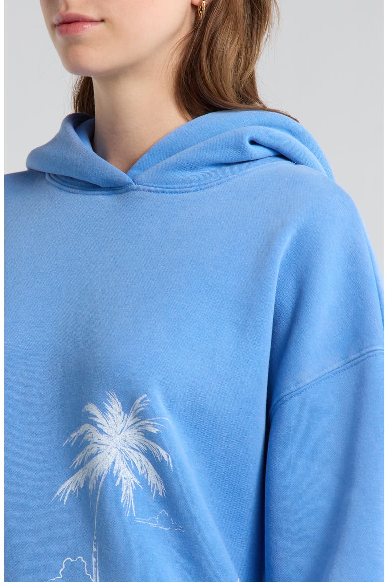 A Beautiful Life Oversize Graphic Hoodie, Alternate, color, BLUE