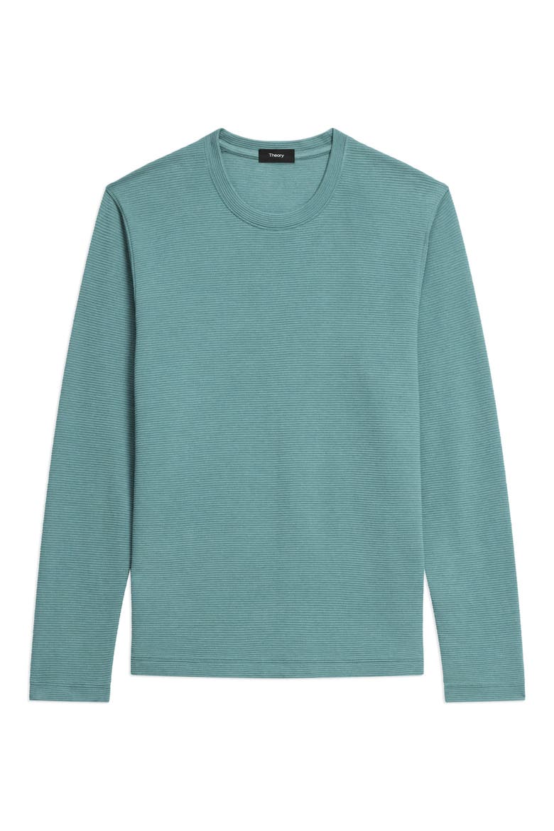 Delroy Textured Long Sleeve T-Shirt, Alternate, color, FELDSPAR GREEN