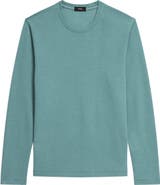 Theory Delroy Textured Long Sleeve T-Shirt