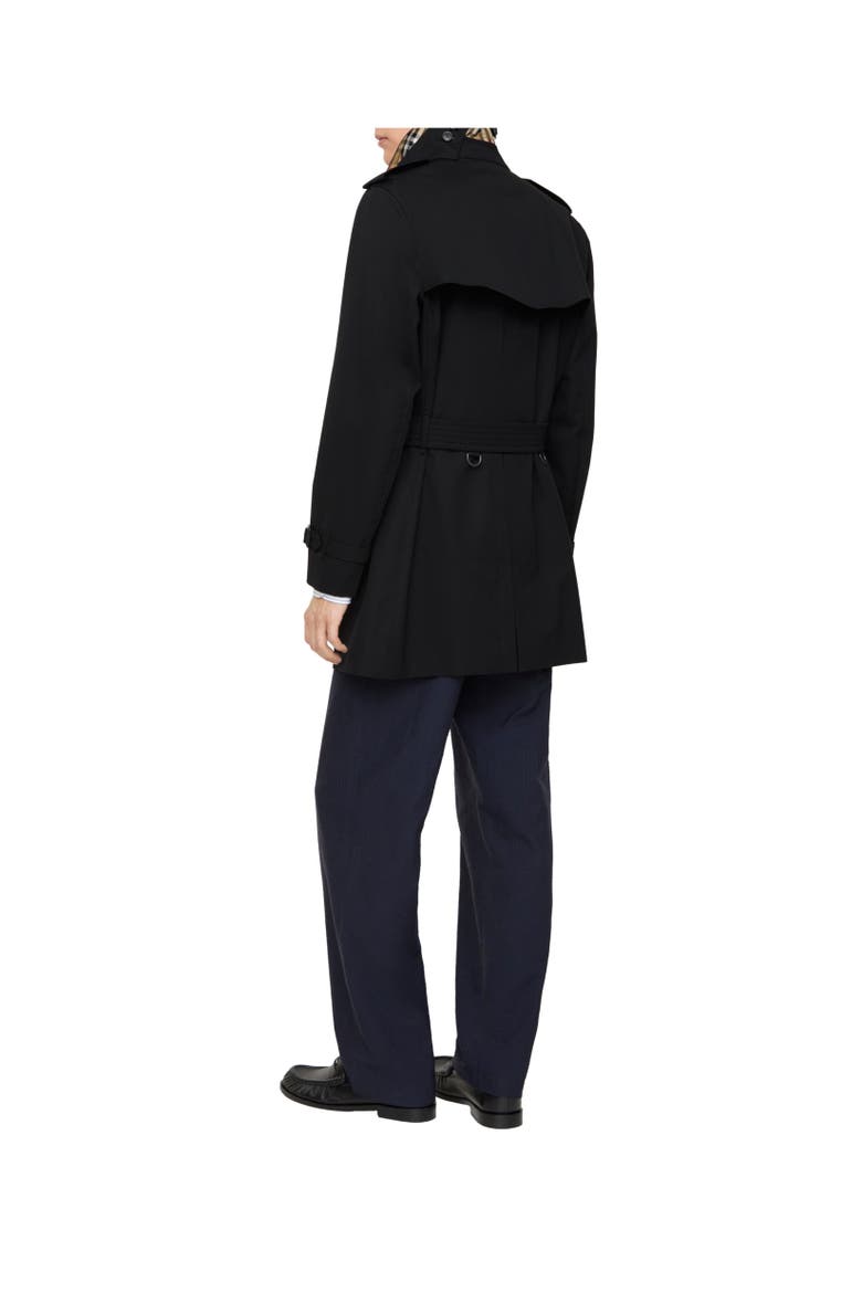Short Kensington Heritage Trench Coat, Alternate, color, Black